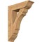 Ekena Millwork Olympic Traditional Smooth Bracket w/ Offset Brace, Western Red Cedar, 7 1/2"W x 26"D x 34"H BKT0806X26X34OLY01SWR - alternate 1